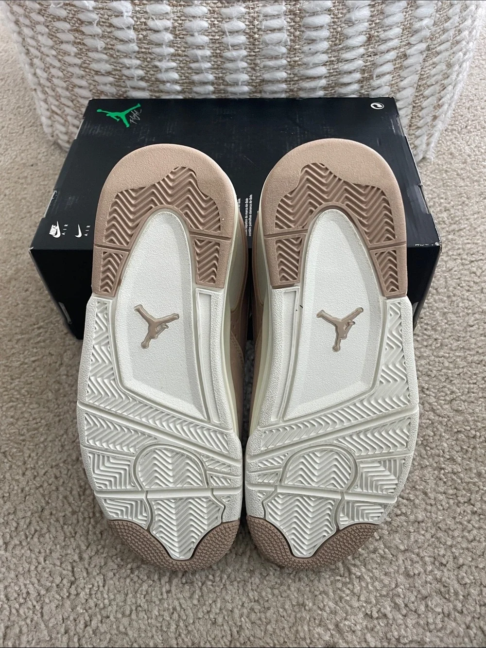 Nike Air Jordan 4 RM Hemp Light Orewood Brown FQ7940-202 Women's Size 8.5 NEW
